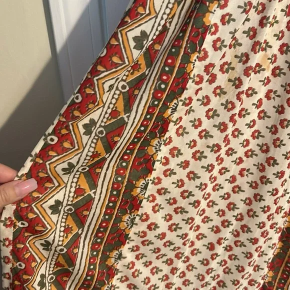 Vintage 1970s Boho Peasant Dresss - Picture 5 of 15